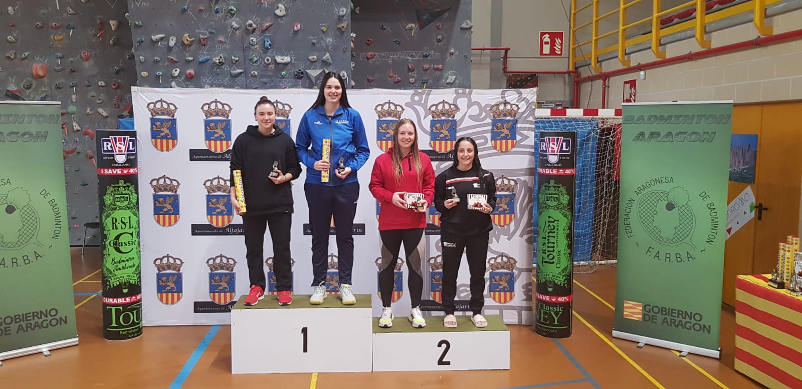 Podios en el Territorial Absoluto y Sénior de Alfajarín